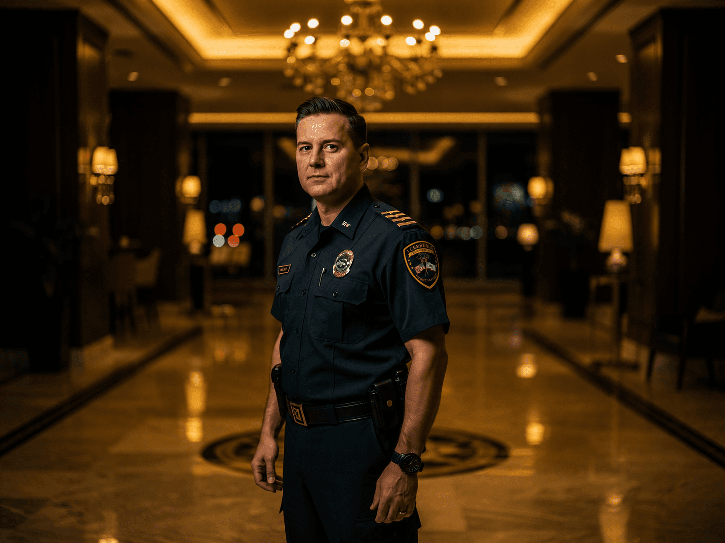 Hotels & Hospitality security — 1 Cerberus officers on site