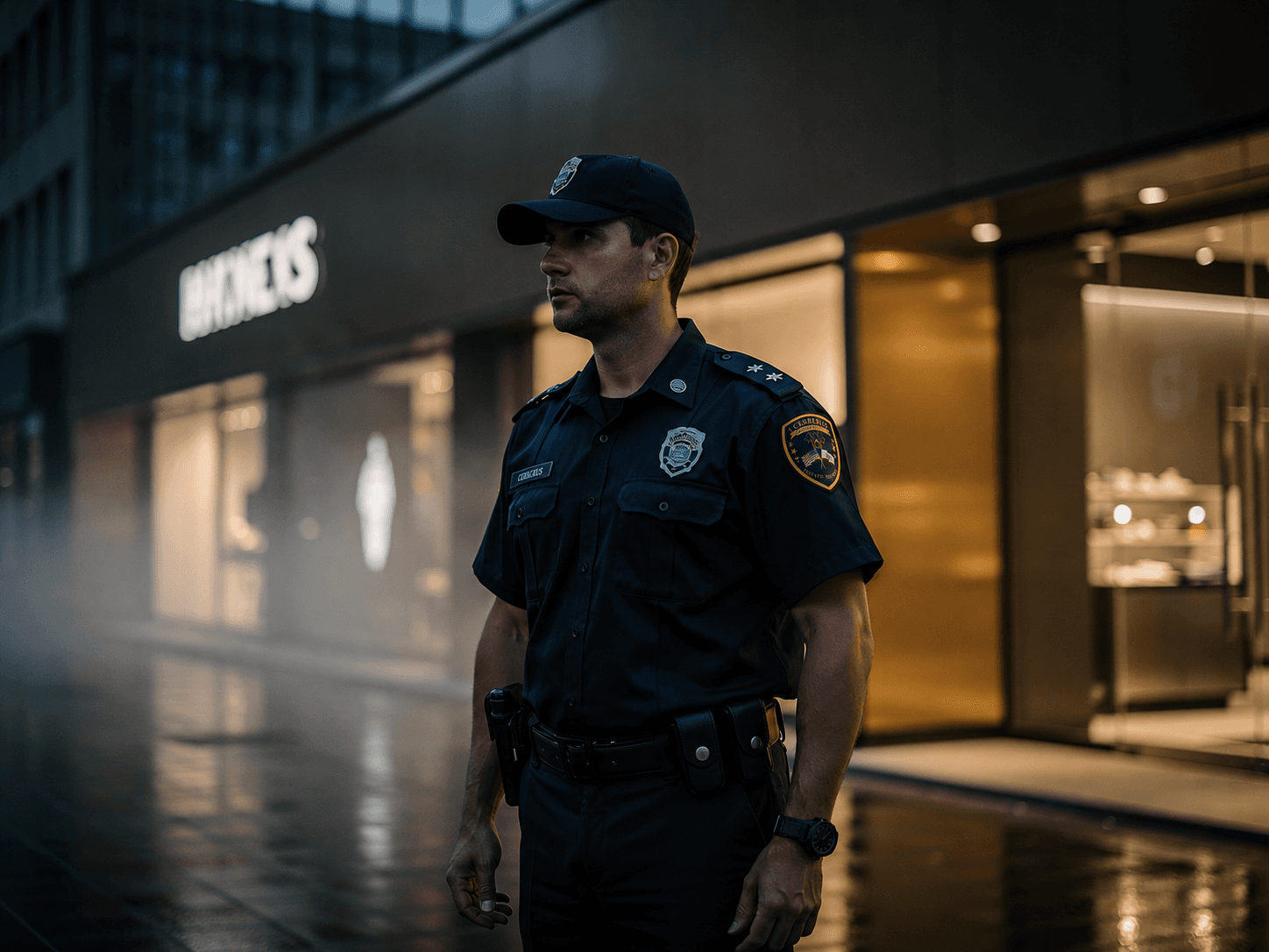 Retail security — 1 Cerberus officers on site